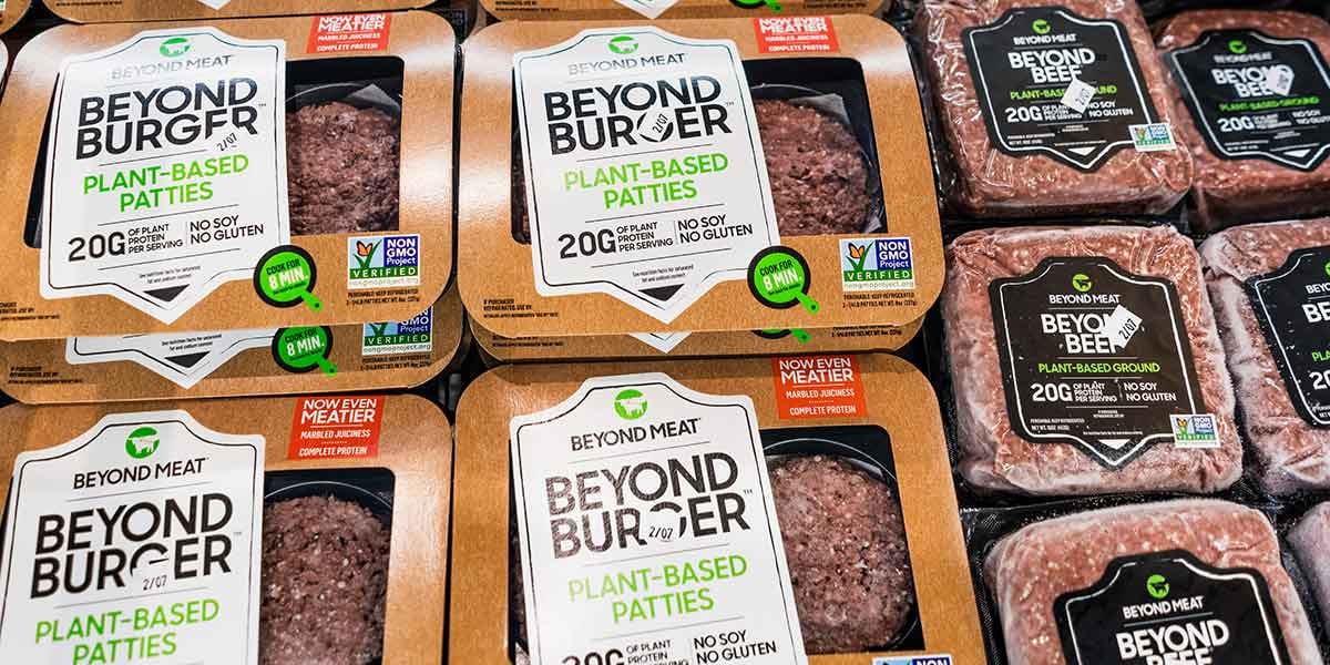 beyond meats burgers packaging