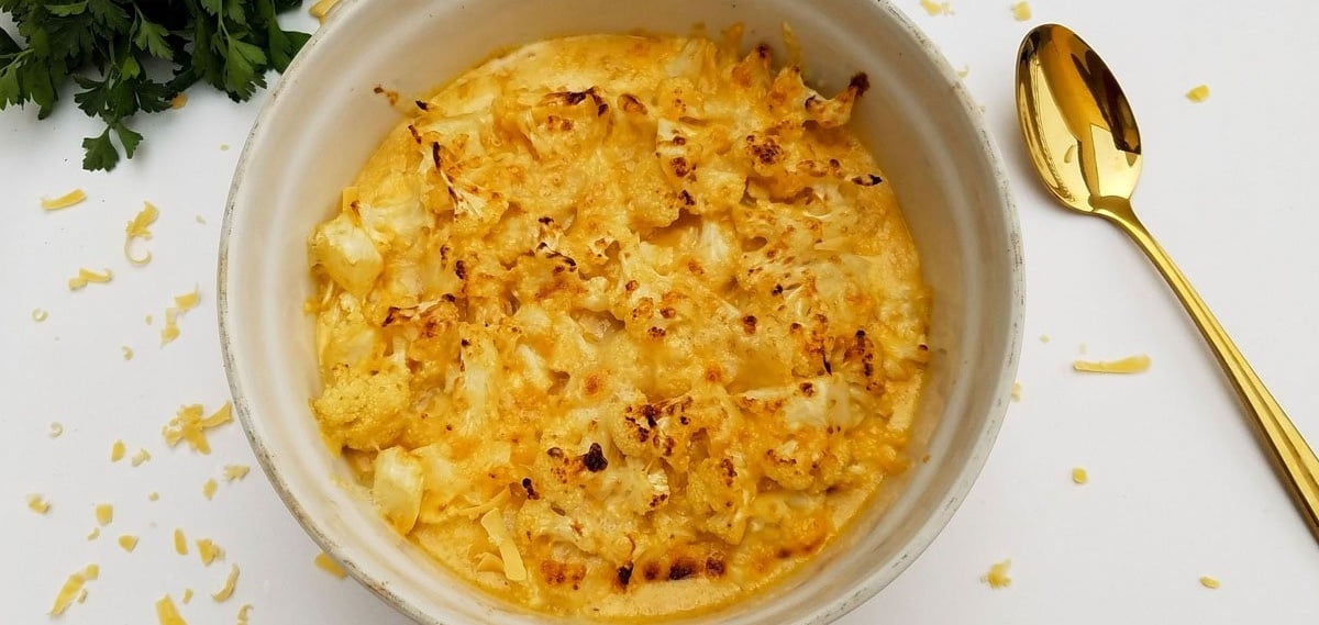 cauliflower 'Mac' and Cheese, Keto 