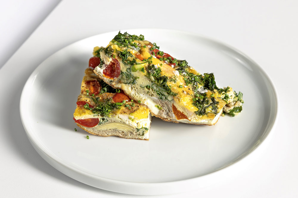 Vegetarian Meal Cage Free Egg Frittata