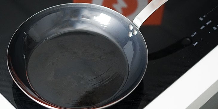 madein wok carbon steal pan